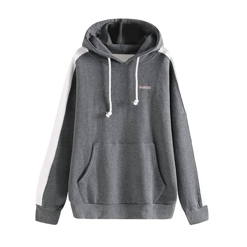 

velvet with thick loose big yards long spell color hooded fleece in female