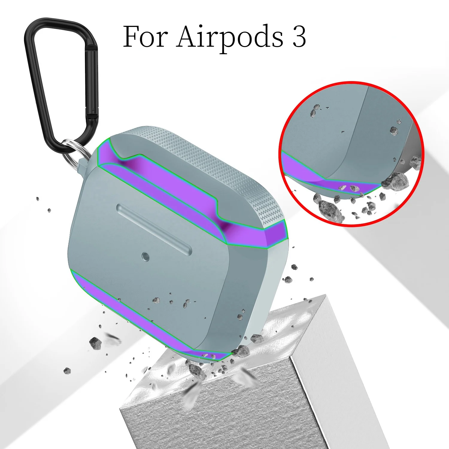 

Luxury Earphone Case For Airpods 3 2021 Case Silicon Anti-fall Shockproof Cover For Apple Airpods 3 Earbuds Case Accessories
