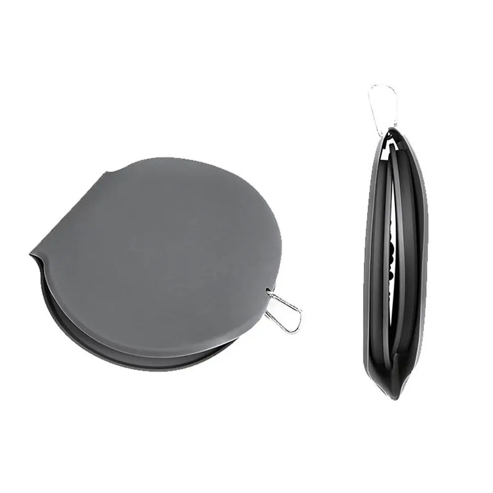 

Silicone Collapsible Pet Bowl Dog Choking-proof Double-Bowl Food Container Outdoor Portable Dog Feeder