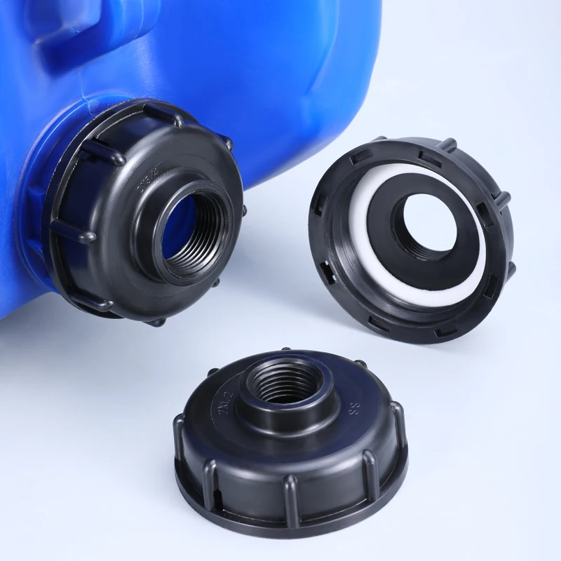 

Durable Ibc Tank Fittings S60X6 Coarse Threaded Cap to 1/2 ", 3/4", 1 " 60mm Female Thread Adapter garden hose connector