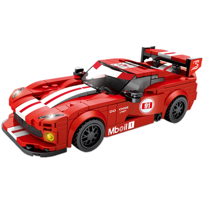 

NEW Serise Dodges Vipers Famous Supercar SpeedS Champions Race Car Sports Building Blocks Bricks Sets Kit Model