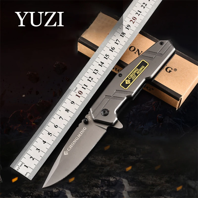 

Титановые складные ножи YUZI 3Cr13Mov 57HRC с деревянной ручкой, тактические, для кемпинга, охоты, выживания, карманные, полезные инструменты для пов...