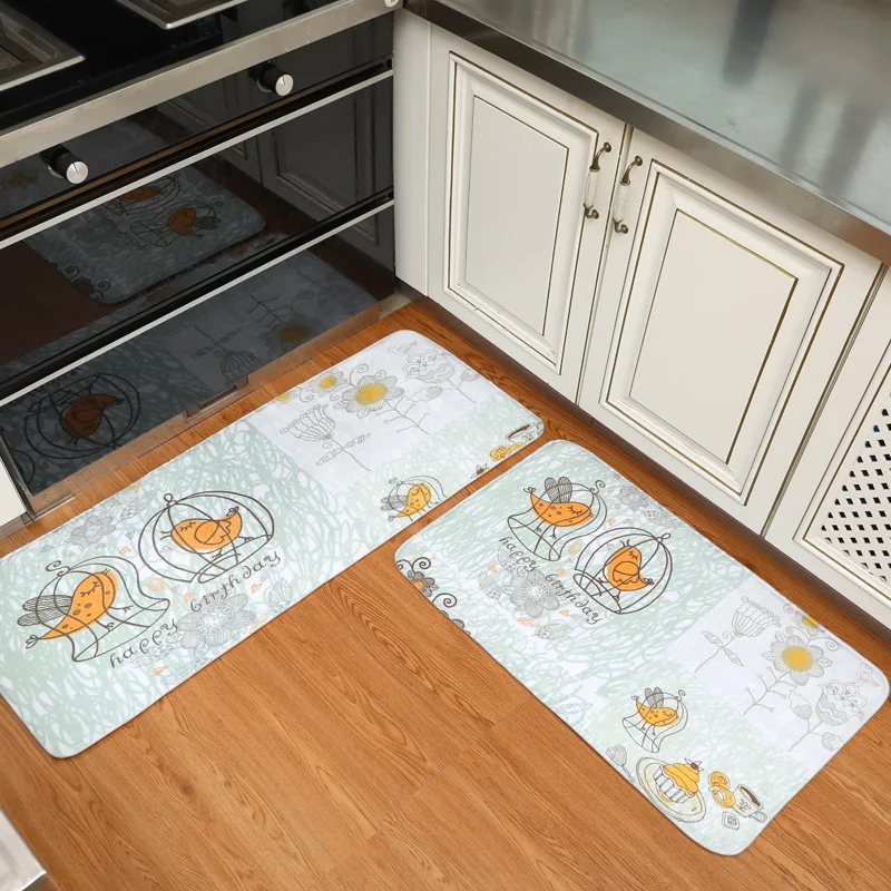 2 шт./компл. кухонные коврики для ванной комнаты Нескользящие Детские Коврики