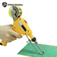pracmanu soldering iron 220v 60w eu plug hand held internal heating automatically send tin gun soldering welding repair tool