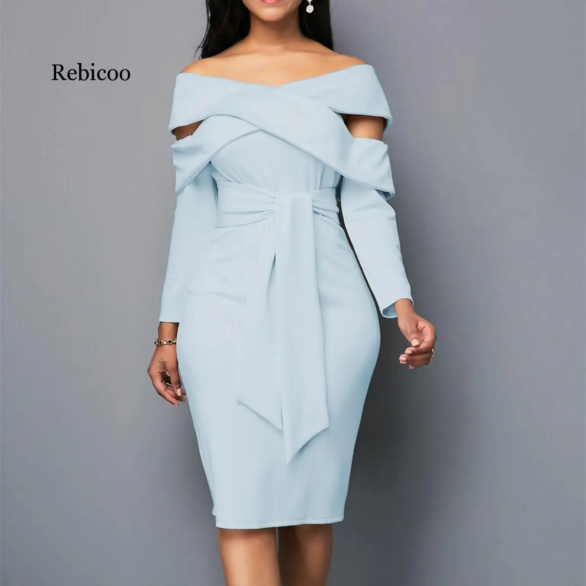 Женское винтажное платье с вырезом лодочкой и открытой спиной большие размеры |