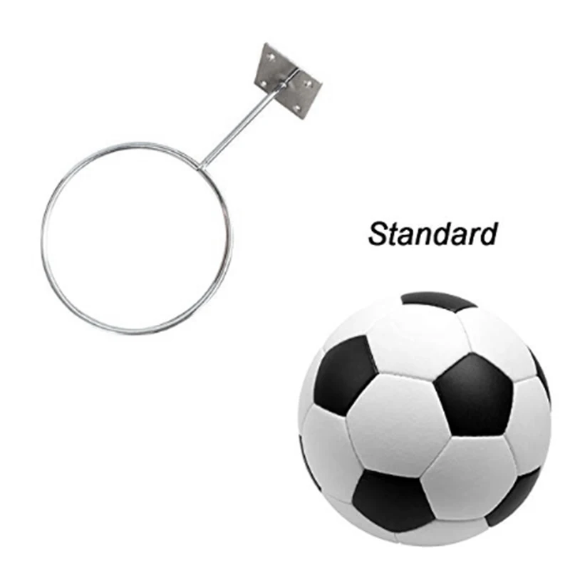 

2 Pack Wall Mount Sports Ball Holder Display for Medicine Ball, Basketballs, Volleyballs, Soccer Storage Rack