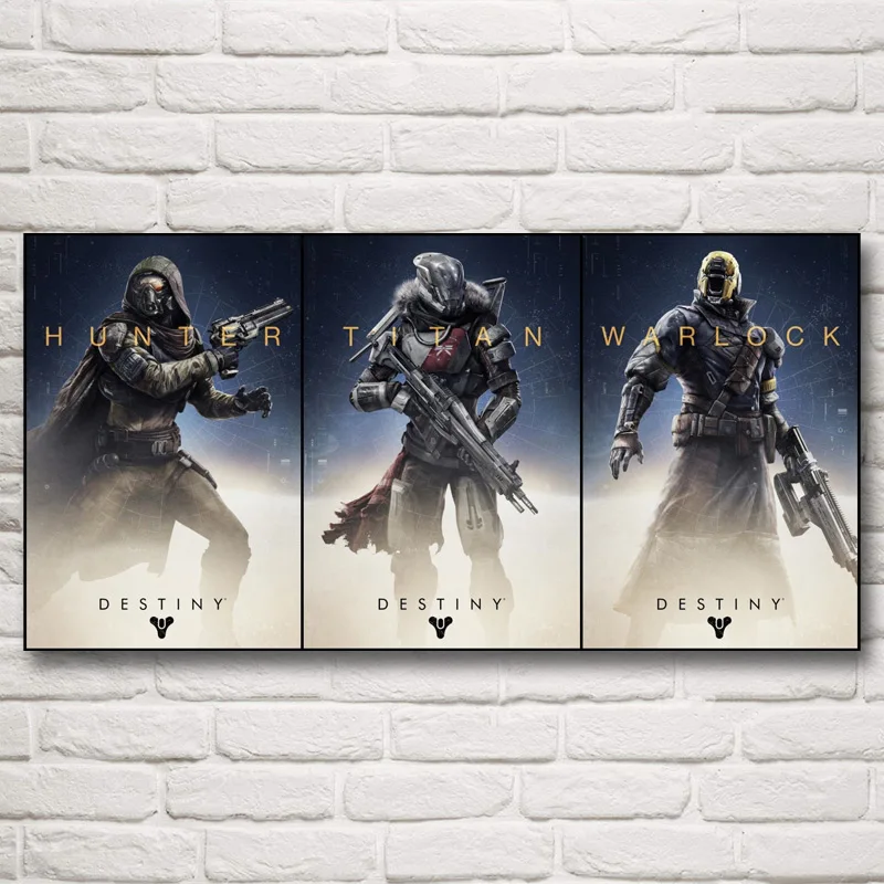 Картина из шелковой ткани для видеоигр Destiny плакаты картины спальни домашний