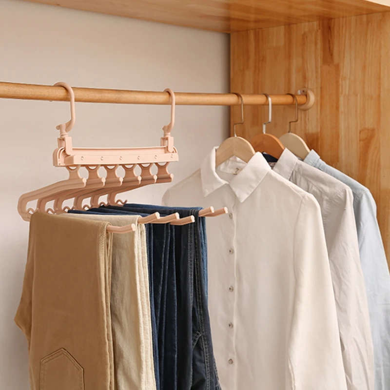 Складные многофункциональные многослойные пластиковые вешалки для одежды