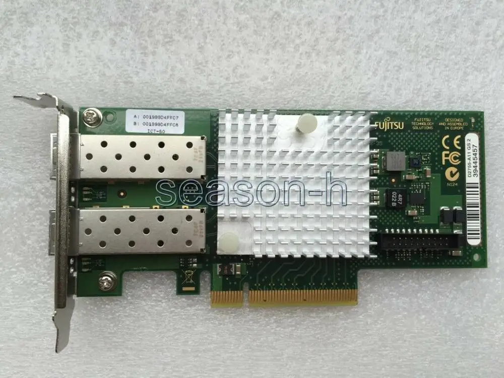 Fujitsu Primergy S26361-D2755-A11-1-R791 Eth Ctrl 2x10Gbit PCIe x8 D2755