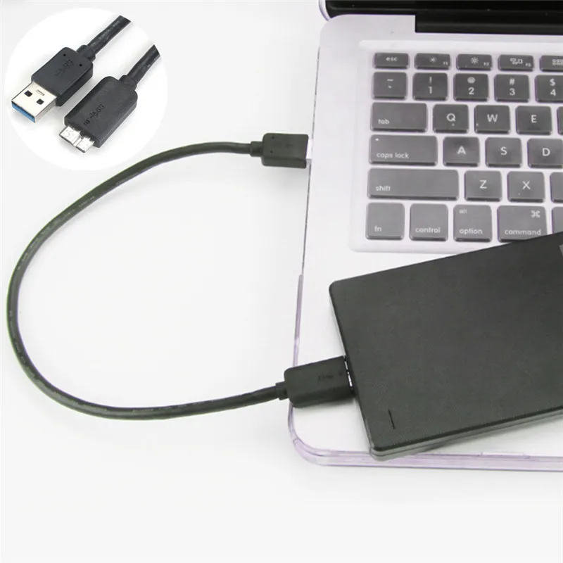 Новинка 2018 кабель Micro USB 3 0 синхронизации данных и зарядки 45 см для HD ПК