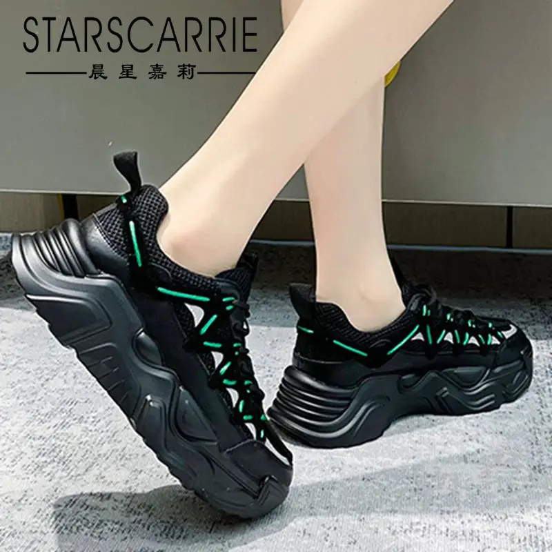 

Daddy shoes women's autumn 2021 new muffin thick-soled fashion casual breathable ins tide breathable mesh sneakers