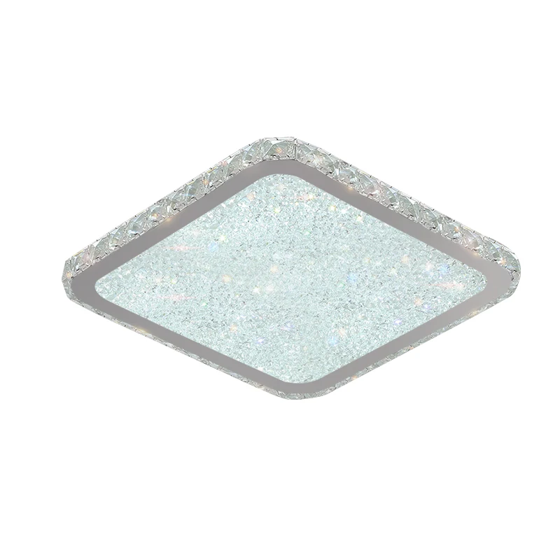 

Modern crystal chandeliers Lights Home Lighting ledlamp Living room Bedroom plafonnier Square led chandelier lampadari fixtures