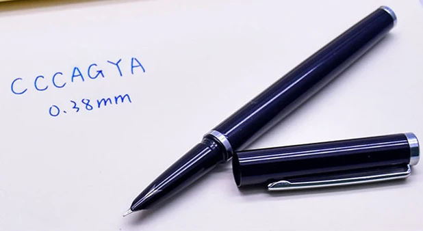 CCCAGYA D033 чернильная ручка 4 цвета 0,38 nib узнать офис школьный канцелярский подарок металлическая Элитная ручка отель бизнес пищущая перьевая ручка