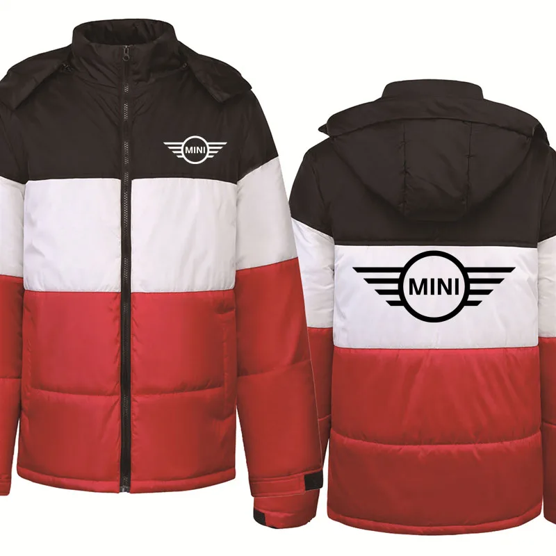 

2021 NEW Spring Autumn Men's Hoodie jacket Mini Car Logo Print fashion High Quality Cotton Men's Fleece warm hoodie