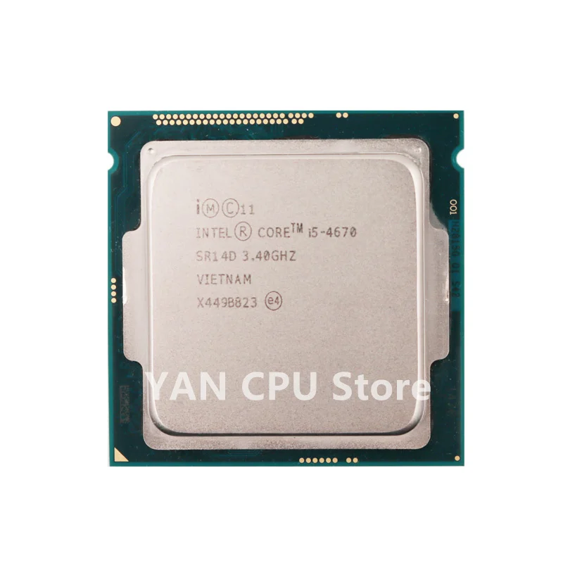 

Free shipping Intel Core i5 4670 3.4GHz 6MB Socket LGA 1150 Quad-Core CPU Processor SR14D