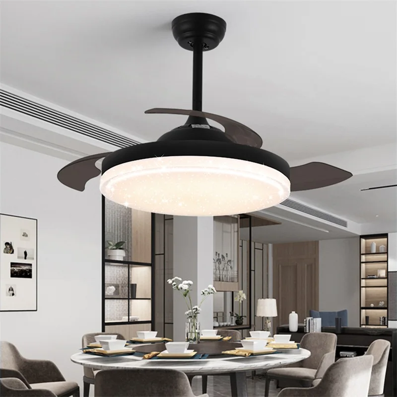 Современные потолочные светильники OUFULA светодиодный ные лампы с дистанционным