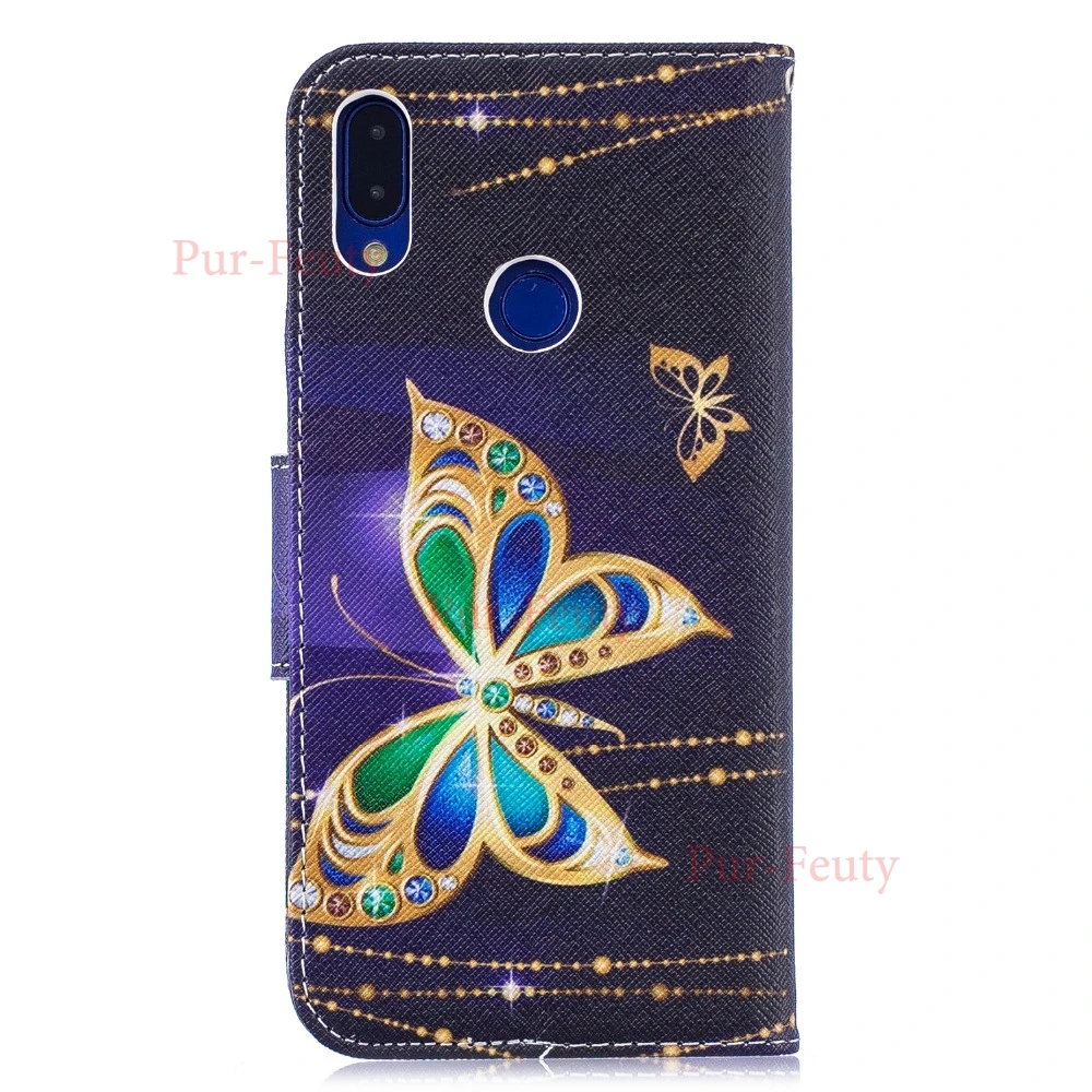 Не доставая его из чехла для Xiaomi Redmi Note 7 Pro M1901F7BE кожаный чехол-держатель с бумажником и застежкой Чехол на магните для телефона для Xiaomi Redmi Note 7 M1901F7G