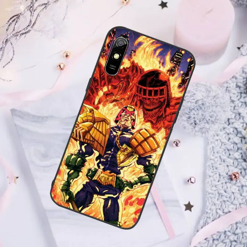

Judge Dredd Phone Case For Xiaomi Redmi note 7 8 9 pro 8T 9A 9S Mi Note 10 Lite pro