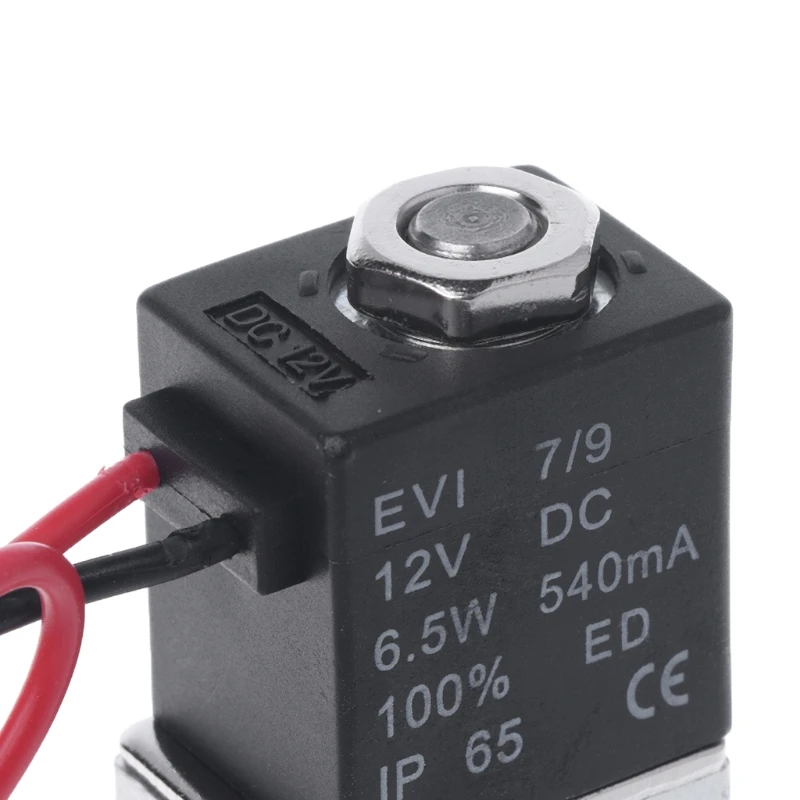 

Normally Closed Solenoid Valve 12V DC 1/8\" w/Wire For Water Air Gas