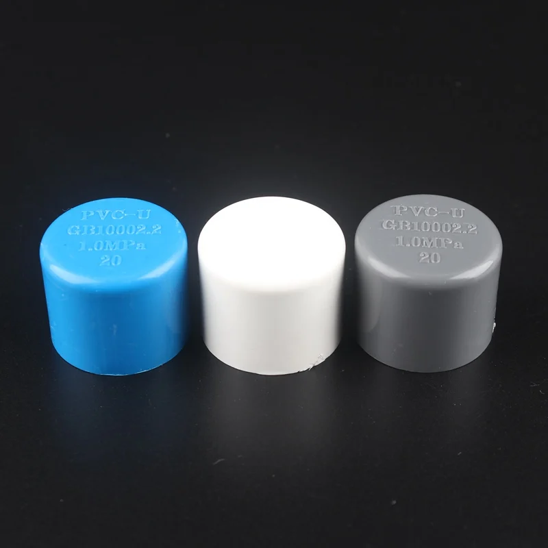 

3Pcs 20mm PVC Pipe Plugs Agriculture Garden Aquarium Plastic Water Hose Stop Water Joint Accessoires Plumbing Tube Fittings