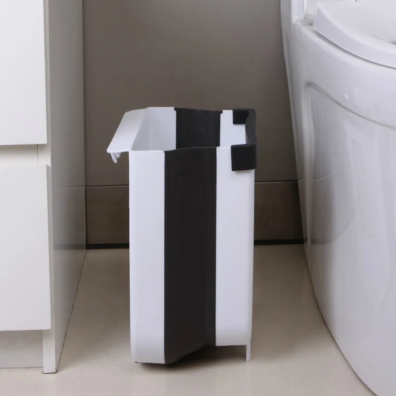 Складная настенная мусорная корзина кухонный шкаф дверь шкафа подвесная для