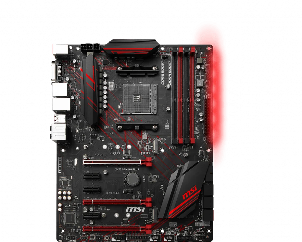 

AM4 Motherboard MSI X470 GAMING PLUS Motherboard AM4 DDR4 64GB AMD X470 PCI-E 3.0 M.2 SATA III USB3.1 ATX For Ryzen 3500 CPUS