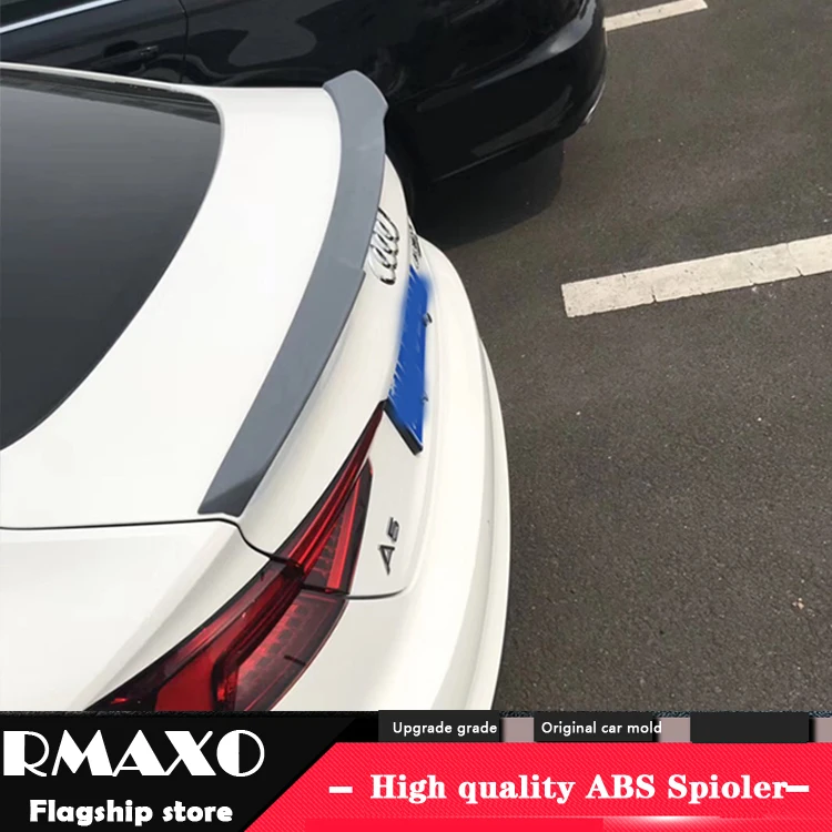 Спойлер для AUDI A5 2014 2018 высококачественный спойлер из АБС пластика заднее крыло