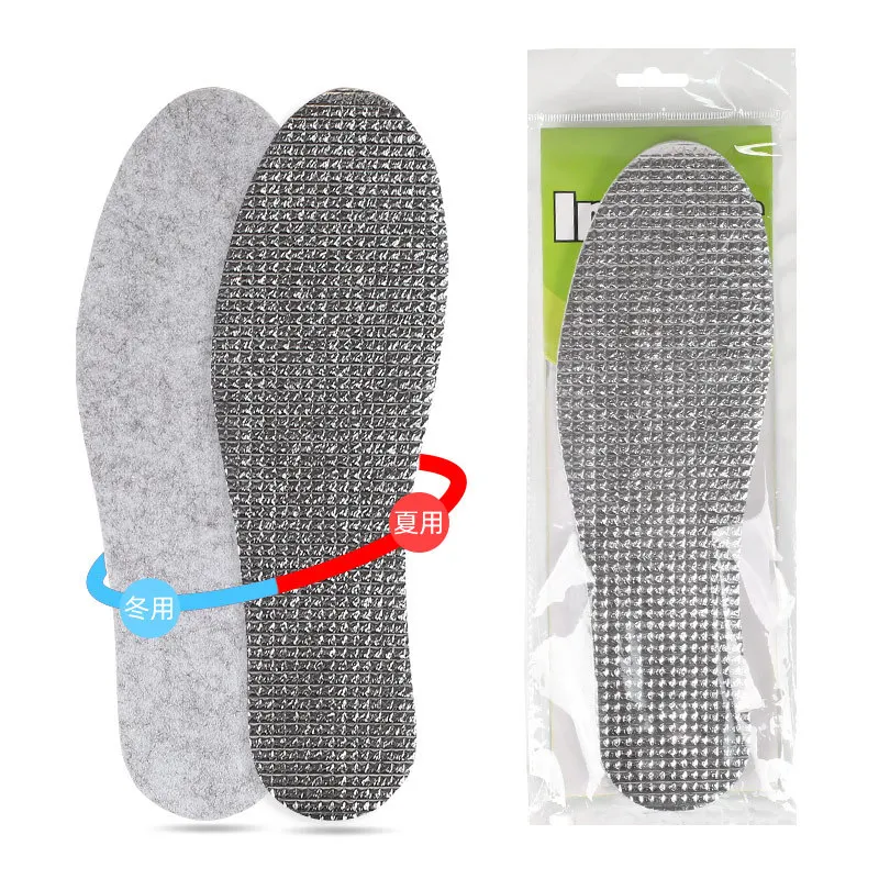 

1Pair Keep Warm Heated Insole Cashmere Thermal Insoles Thicken Soft Breathable Winter Sport Shoes For Man Woman Boots Pad Sole