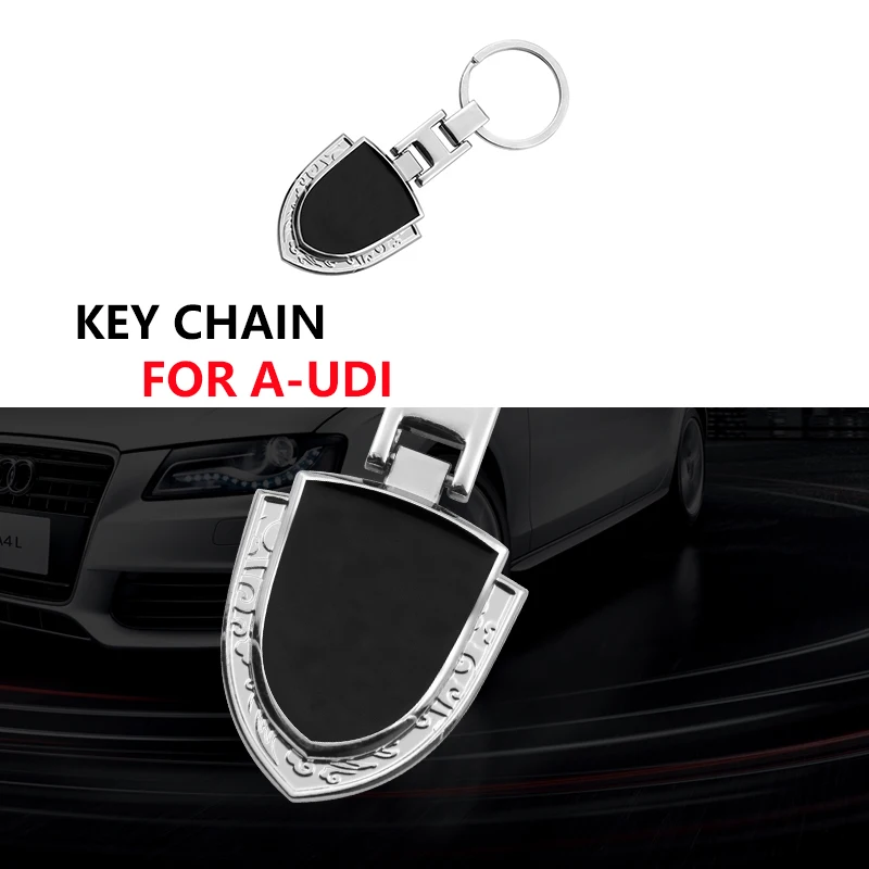 1 шт. 3D металлический брелок автомобильный для ключей Автомобильный Audi TT Q2 Q3 Q5 Q7 Q8