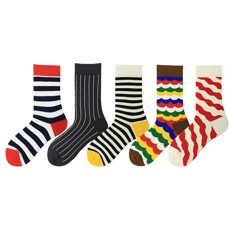 Japanse Leuke regenboog Grappige Sokken Streep zebra ruit Vrouwen Dier Harajuku Meias Calcetines Mujer Divertidos|Чулки| |