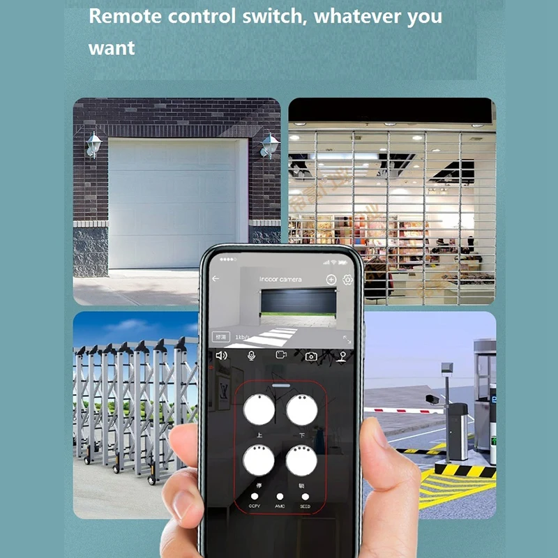 

WiFi 287MHz-868MHz WiFi to RF Converter Rolling Code Garage Door Remote Control EU Plug