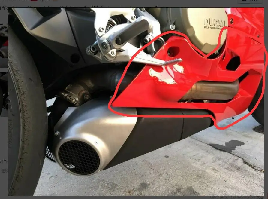 Мотоциклетный обтекатель abs комплект для DUCATI 959 1299- год обе стороны окружены нижние ACEKITS Магазин № 00061