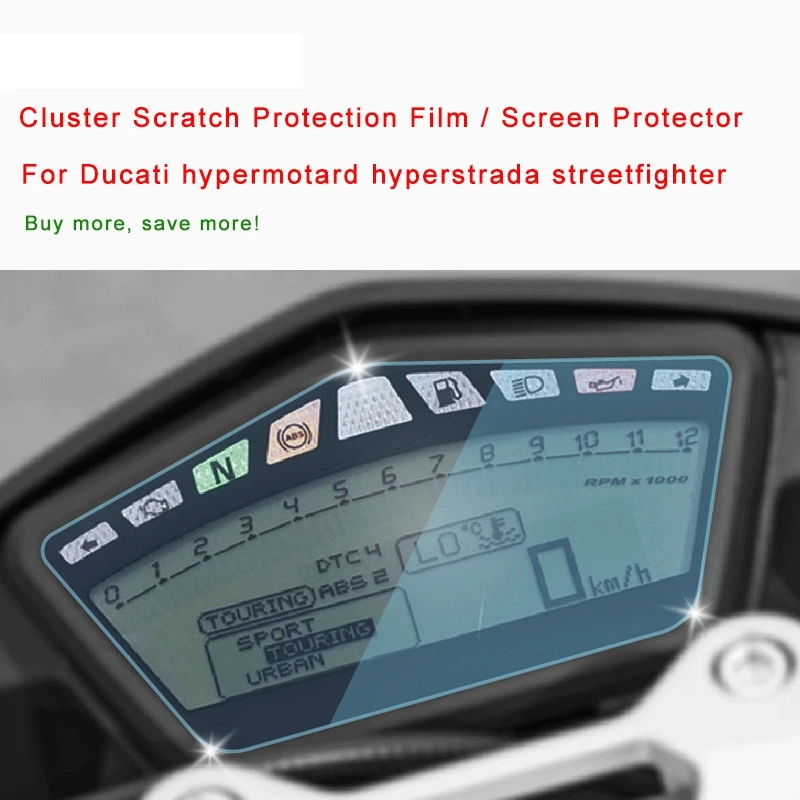 Film de Protection pour moto, compteur de vitesse, écran de tableau de  bord, pour DUCATI, Hyperstrada 821 939 - AliExpress