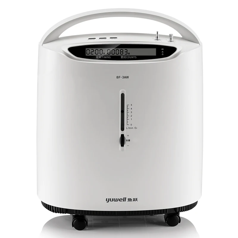 

Yuwell 8F-3AW Sieve Concentrator Oxygen Flow 3l Intelligent Alarm Oxygen Generator Medical Equipment Oxygen Concentrator