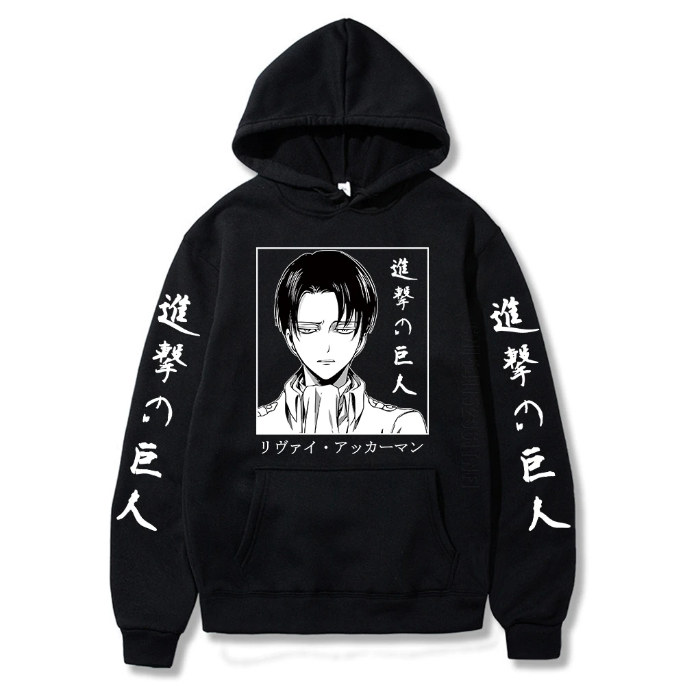 

Толстовка с капюшоном для мужчин и женщин, аниме «атака на Титанов», длинный рукав, с круглым вырезом, модная дизайнерская уличная одежда