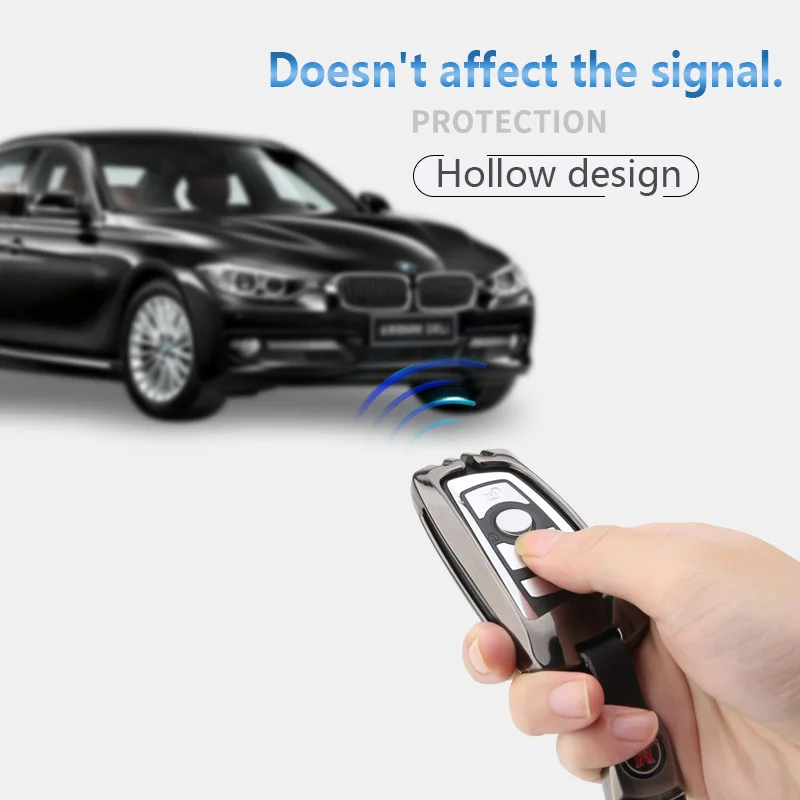 Чехол для автомобильного ключа BMW X3 X4 G02 G01 F45 F46 F48 G30 F20 Series 1 2 3 4 5 6 7|Футляр ключа| |