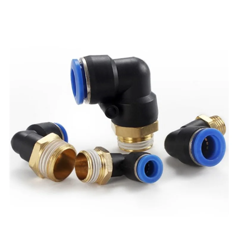 1PCS Air Pipe Fittings 4mm 6mm 8mm 10mm 12mm Hose Tube PCF/PC/PL/SL/PB/PLF 1/4&quot 1/8&quot 3/8&quot 1/2&quotBSPT Male Pneumatic Connector |