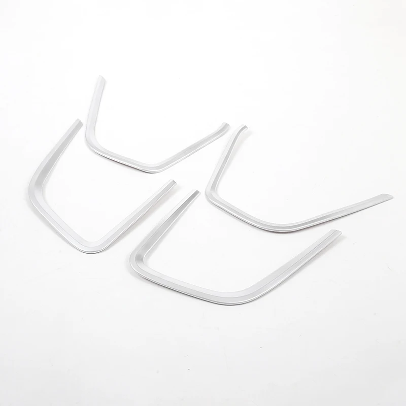 4 шт. Стильная рамка из углеродного волокна ABS для внутренней двери автомобиля