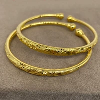 bracelet ladies copper bracelet gold fashion wholesale dropshipping jewelry 24k gold ladies bracelet wedding bridal gift