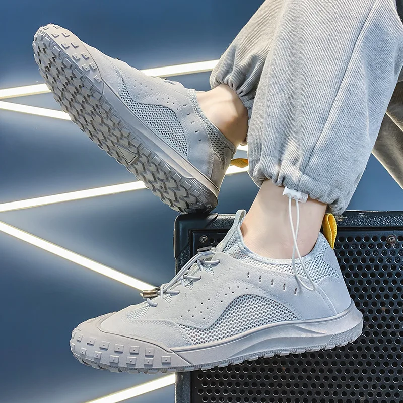 

Classic mesh men's casual comfortable breathable sports shoes men's lace light walking men's shoes Zapatillas Hombre tide shoes