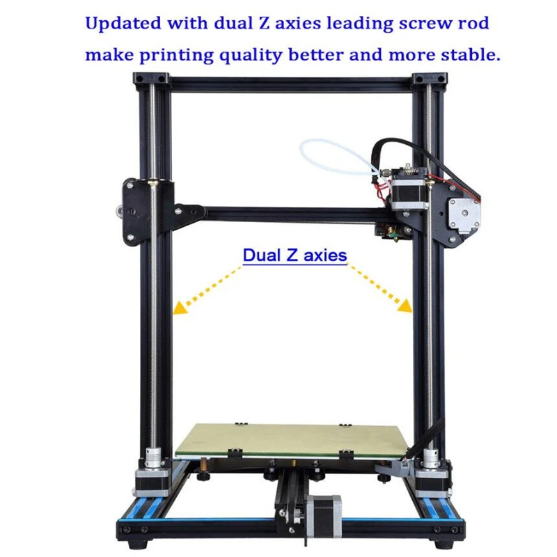 3D A10S Высокоточный DIY 3D-принтеры самостоятельно собрать A10 с открытым исходным