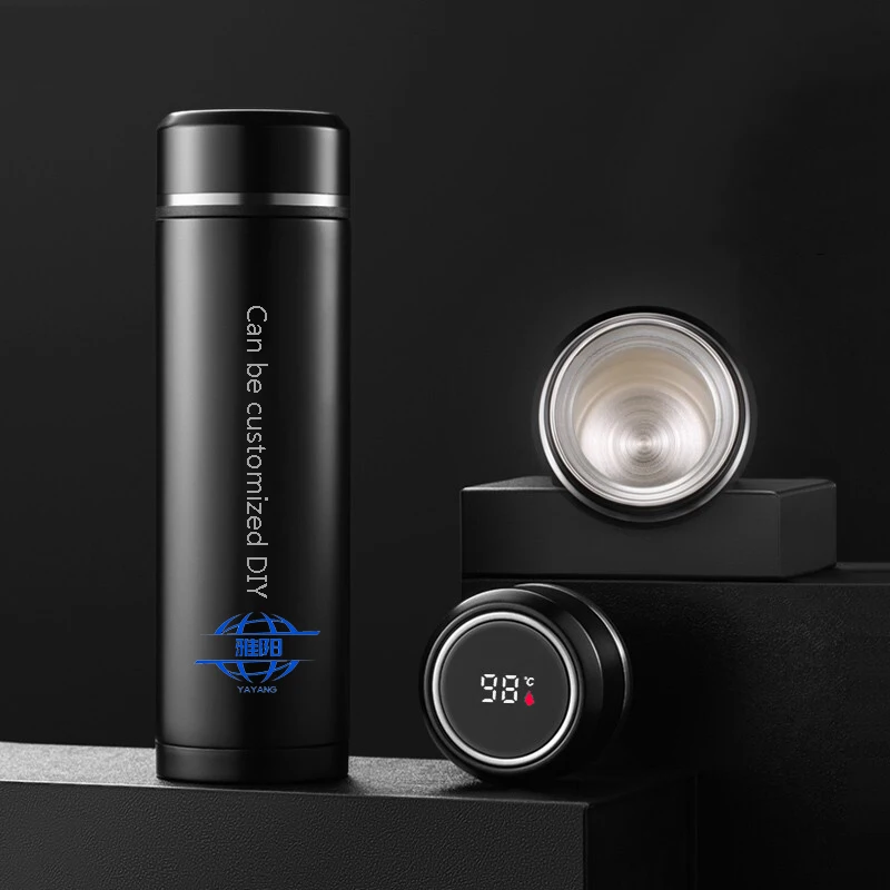 

Smart Insulation Cup Led Digital Temperature Display Stainless Steel Thermal Mugs Creative Intelligent Thermoses Gifts 500ML