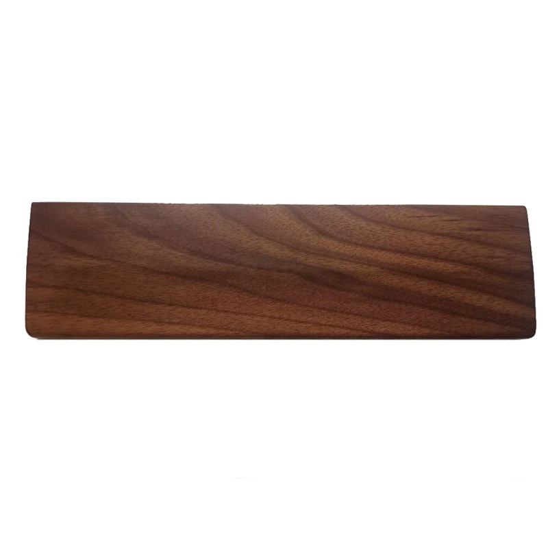 

Walnut Wooden Mechanical Keyboard Wrist Rest Ergonomic Wrist Pad 61 87 104 Keys W8ED