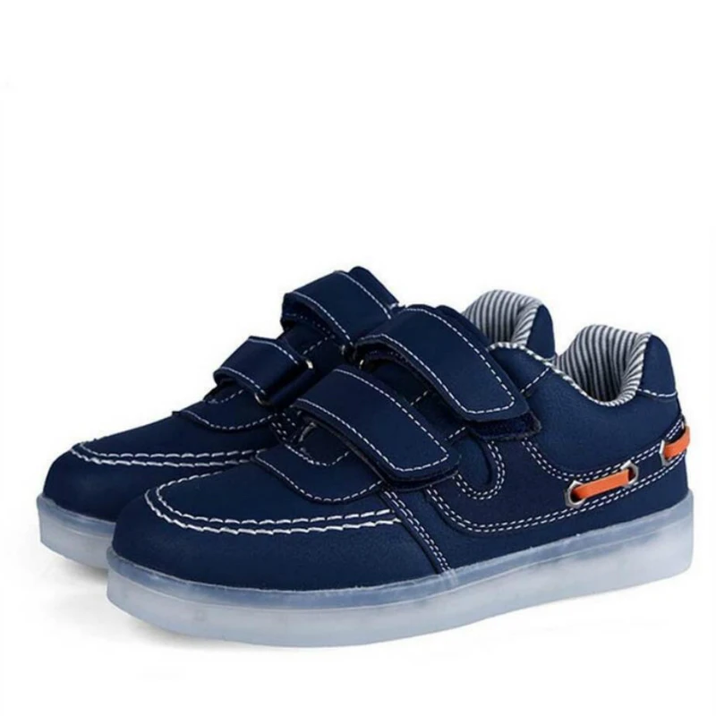 

UncleJerry Kids Led Shoes USB chargering Light Up Sneakers for boys girls Glowing Casual Shoes Child Fashion Shoes