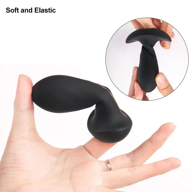 HIMALL Вибратор Анальная пробка секс игрушки для мужчин и женщин черный Массаж Тела