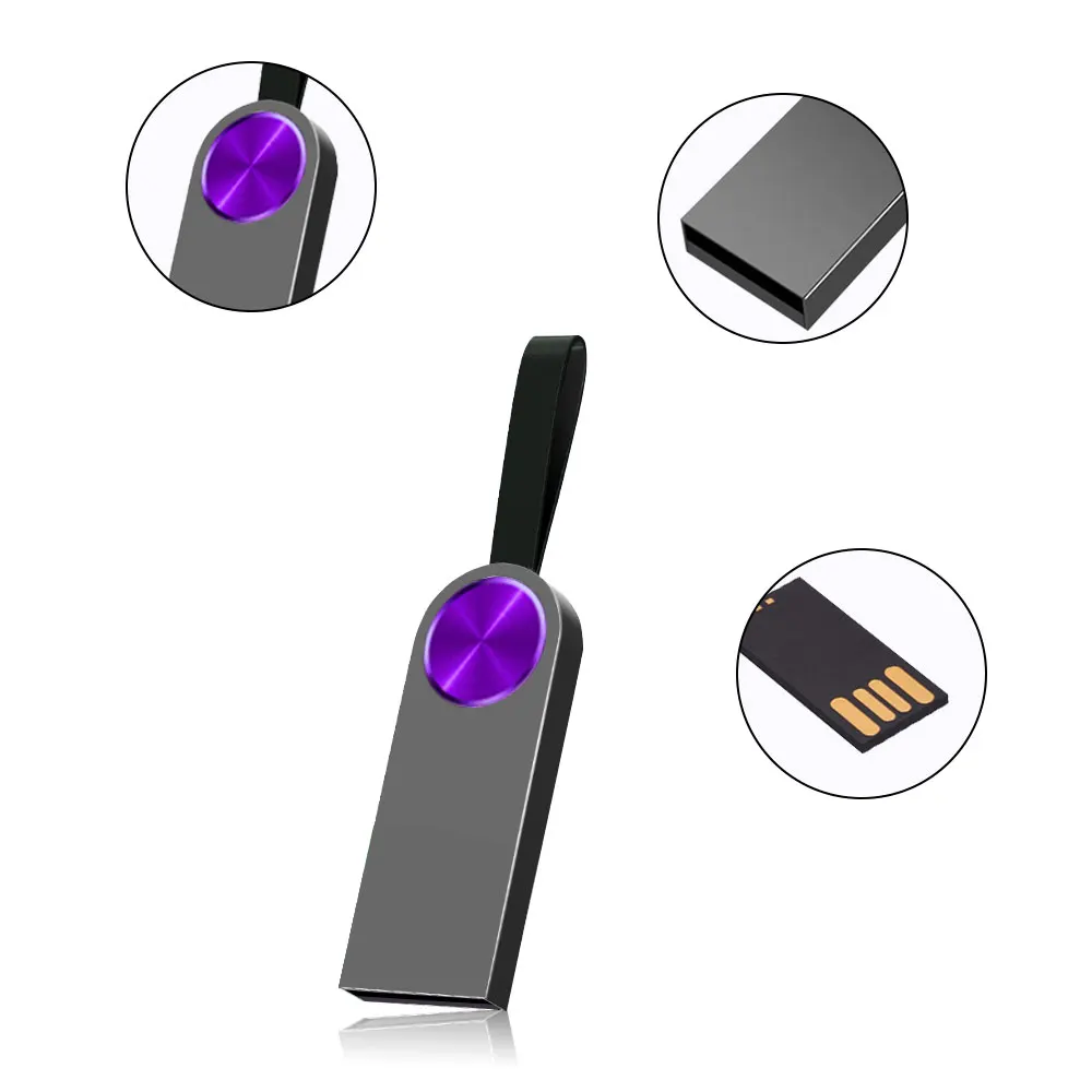 Портативный металлический мини флеш накопитель 4 ГБ 8 16 32 64 ГБ|USB флэш-накопители| |