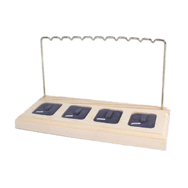 Подставка для дерева из белого металла и базовые ожерелья хранения браслеты