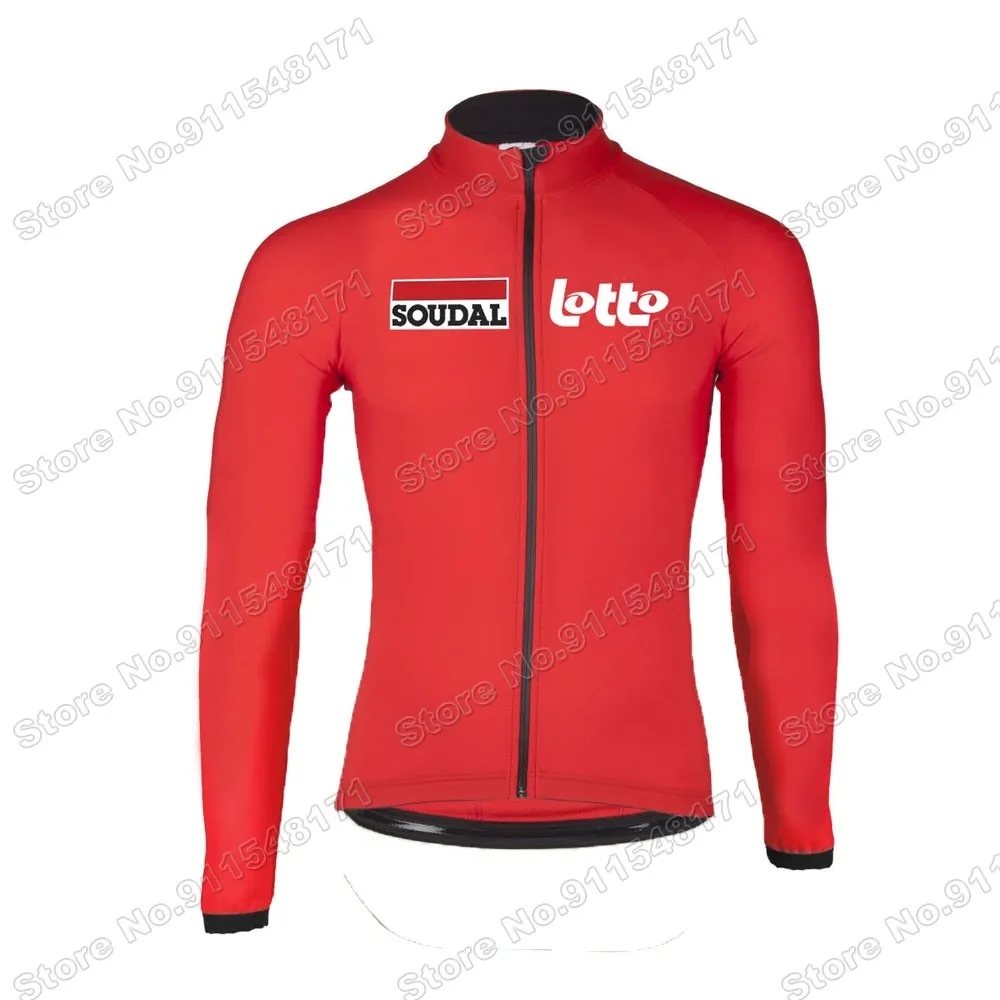 

Team Lotto Soudal 2021 Cycling Jersey Long Sleeve Clothing Race Road Bike Shirts Bicycle Tops MTB Uniform Maillot