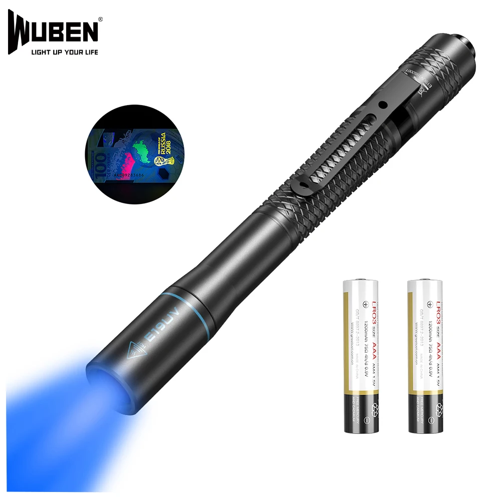 

УФ-фонарь WUBEN E19UV светодиодный, 850 нм, МВт
