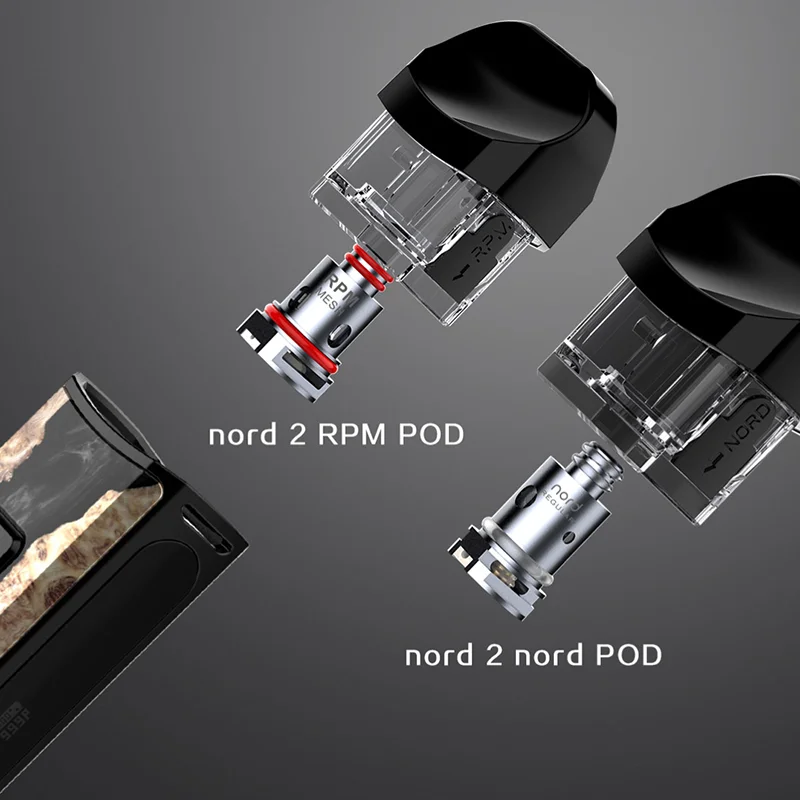 Новый оригинальный SMOK Nord 2 Vape комплект 1500 мАч батарея 4 5 мл картридж RPM сетка 0.4ohm DC